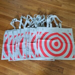 Bundle Of 10 Target Reusable Shopping Grocery Bags Totes Recycle Bag‎